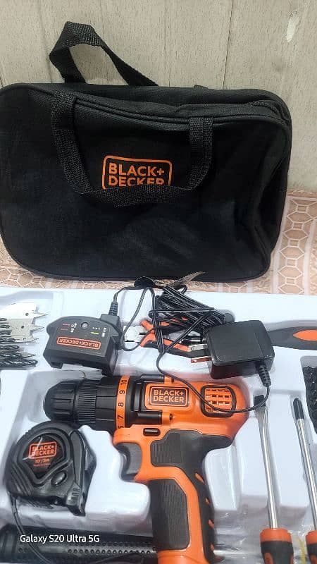 black+decker drill 20 v all home tools k sath daba pack japani genion 7