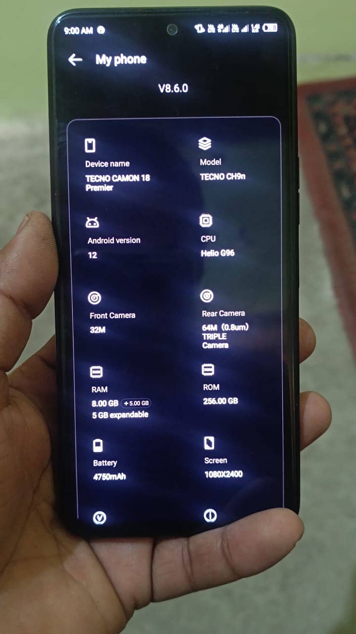 Tecno Camon 18Primier 8/256GB 5