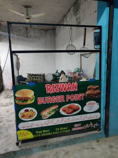 for sale burger counter all ok condition