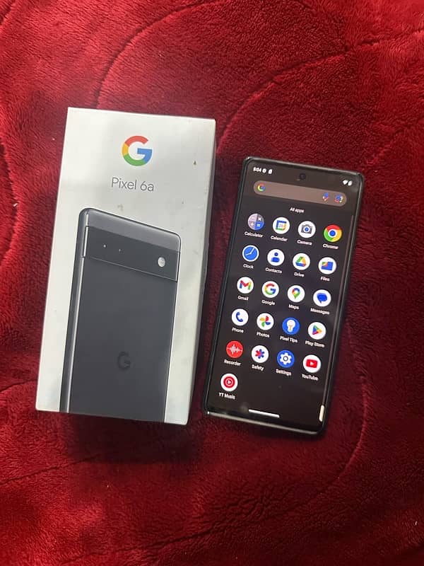 google pixel 6a offical pta aproved with box 9/10 condition 0