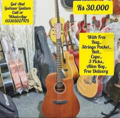 Guiter - Jumbo size - with all accessories -