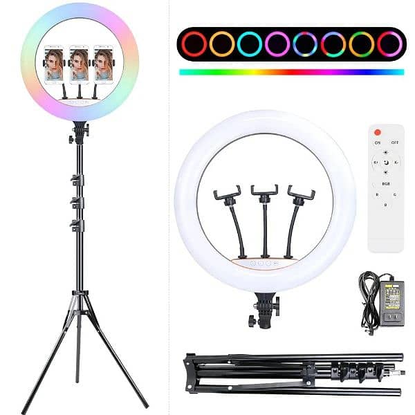 MJ-33 RGB LED Studio Ring Light – Professional Lighting 1