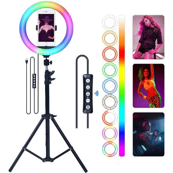 MJ-33 RGB LED Studio Ring Light – Professional Lighting 4