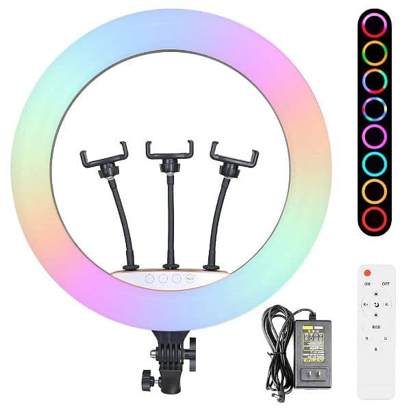 MJ-33 RGB LED Studio Ring Light – Professional Lighting 5