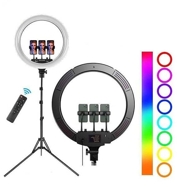 MJ-33 RGB LED Studio Ring Light – Professional Lighting 7