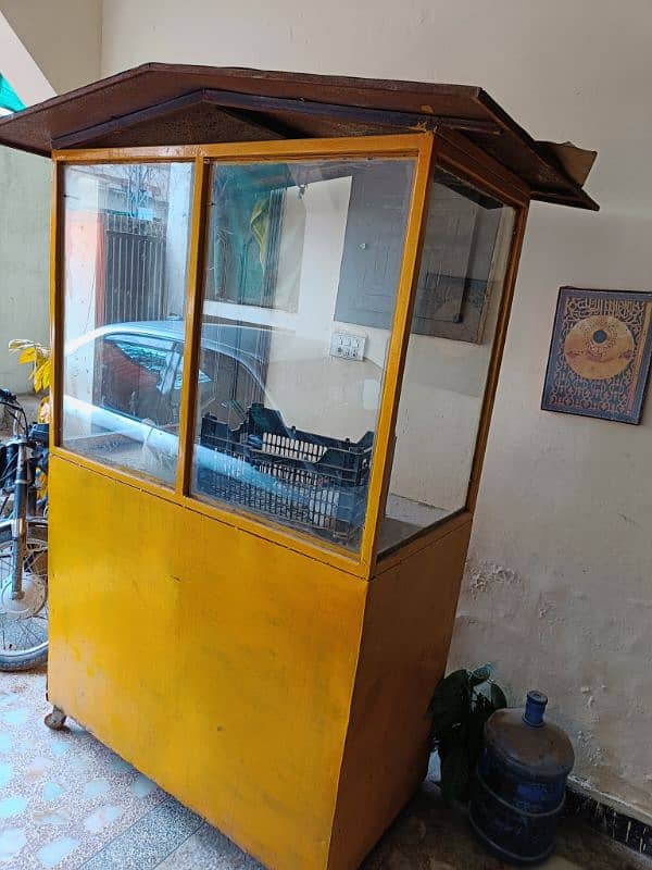 Food cart stall fries shop and burger Ramadan 0