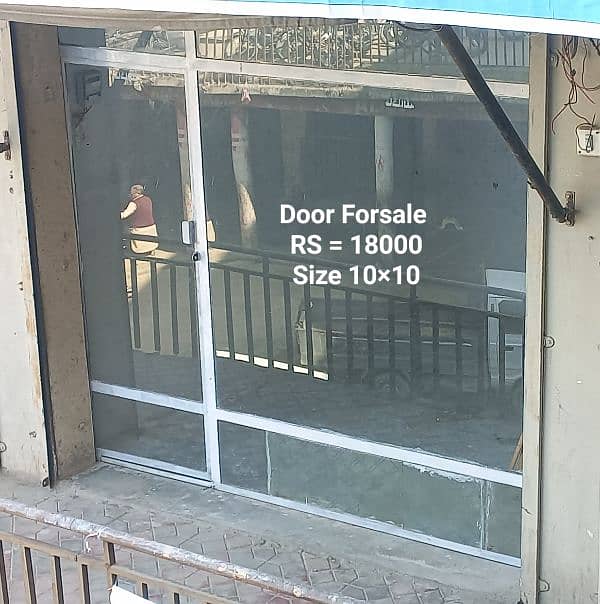 Front glass door for shop/office 1