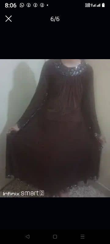 brown  fancy abaya 2