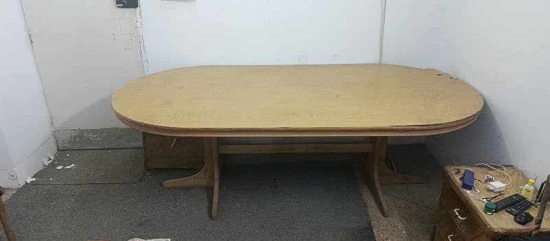 wooden dining table 8 by 4 foot price is nogociated later 2