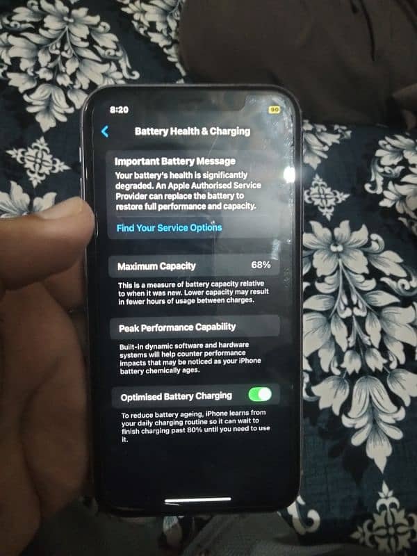 I phone 11 jv 64gb  not pta bettery health 68% 1