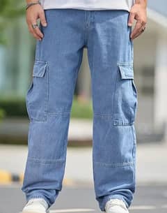 Baggy cargo jeans for men (premium quality)