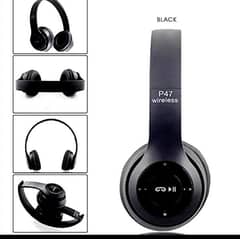 Black Headphones with Noice Cancelation Super Bass| Home Delivery