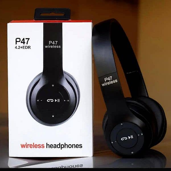 Black Headphones with Noice Cancelation Super Bass| Home Delivery 2