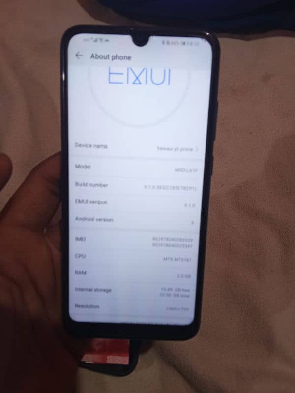 Huawei y6 prime 0