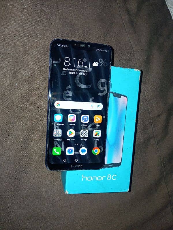 Honor 8C 3/32 storage Dual SIM PTA aaproved official with Box 0