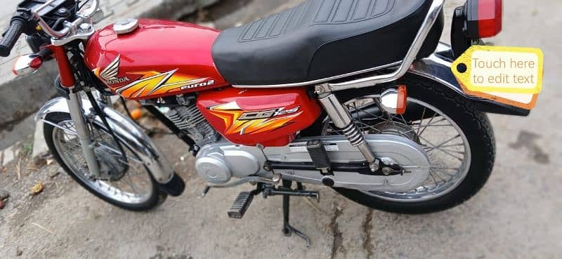 HONDA CG  125 -   RED COLOUR 2