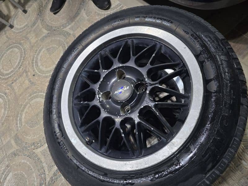 15 Inch Alloy Rims with Tyres 1