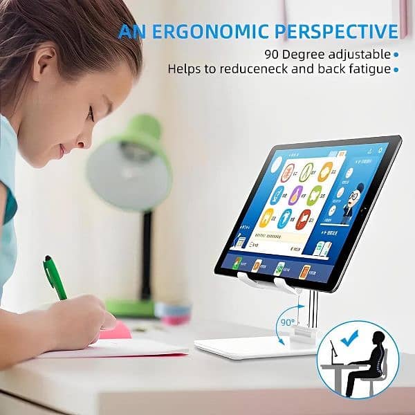 Flexible, Foldable & Adjustable Mobile & Tablet Stand| Home Delivery 3