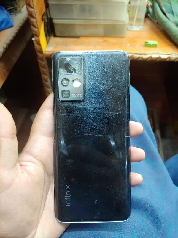 infinix zero x neo 8g  128gb pannel ma halka sa shade ha (03125079203) 0