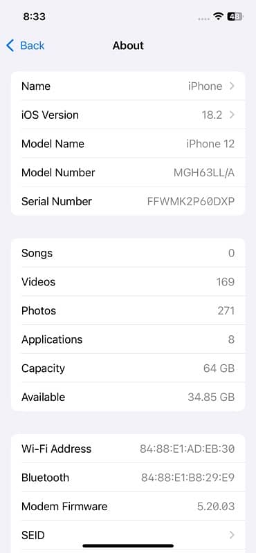 iphone12 64gb jv 6