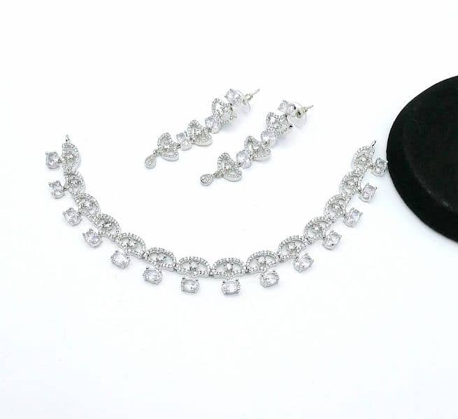 American Diamond set real stones 3