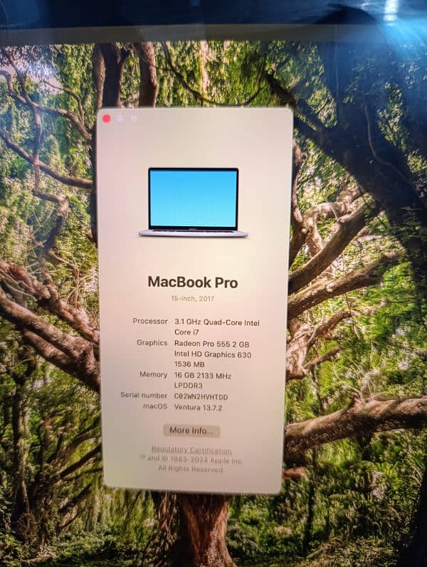 Macbook pro 2017 0