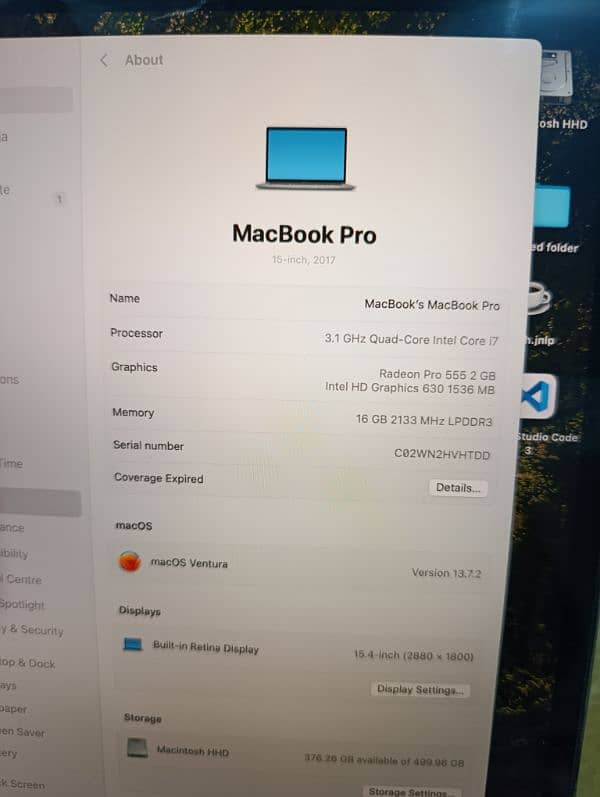 Macbook pro 2017 3