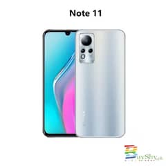 Infinix note 11 6/128 all ok complete box no open no repair