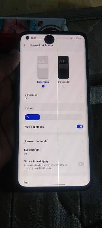 One plus 9 pro line and dot! 0