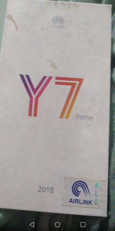 Huawei y7 prime 2018 new condition 1