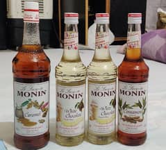 Monin Flavours Sealed Bottles