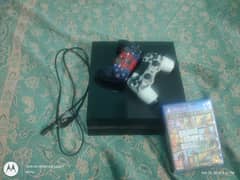 ps4 fat gaming console with gta v and call of duty