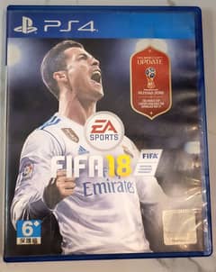 FIFA 18 ps4 game, no scratches on the game