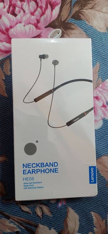 Lenovo neck band and head phone wireless 3