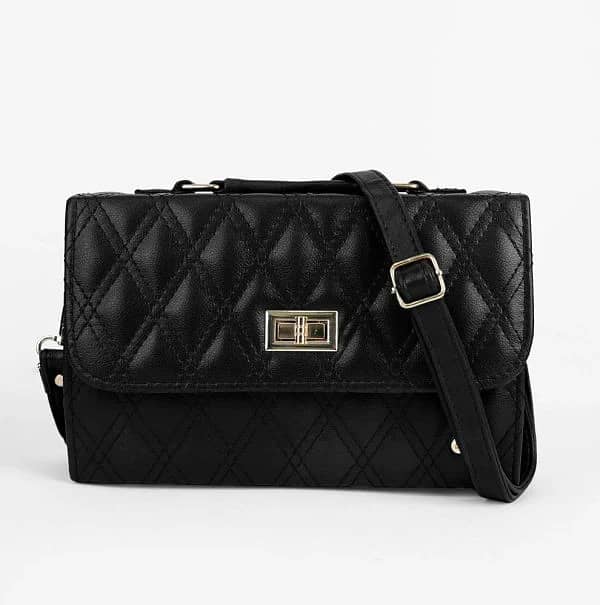 Crossbody Shoulder Hand Bag For Girls & Women (black Bag) 0