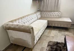 L) shape sofa . .