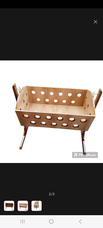 Baby cot wodden jhoola 0