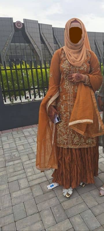 beautiful wedding dress open kameez and lehnga 2