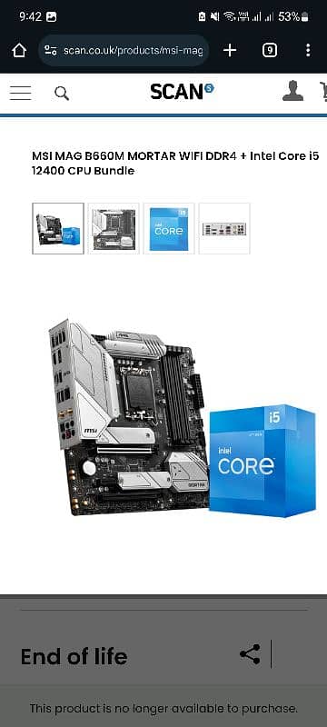 Core I5-12400 ZotacGaming  Rtx3070ti 8GB Trinity Gaming Pc editing 7