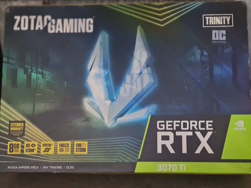 Core I5-12400 ZotacGaming  Rtx3070ti 8GB Trinity Gaming Pc editing 8