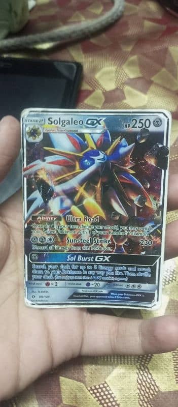 Solgaleo GX Stage 2 ultra rare card only 1.5k 0