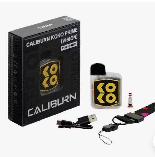 Free Delivery Uwell Caliburn Koko Prime Vision Pod System Kit 0