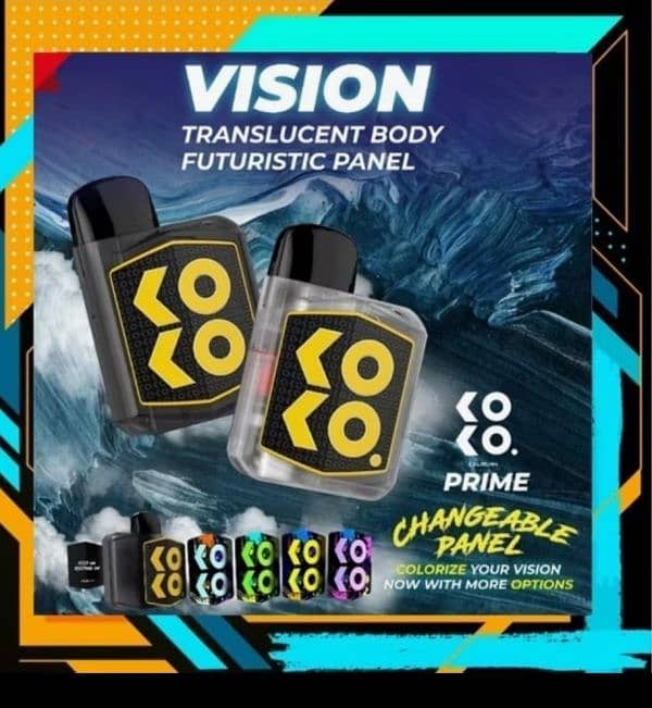 Free Delivery Uwell Caliburn Koko Prime Vision Pod System Kit 3