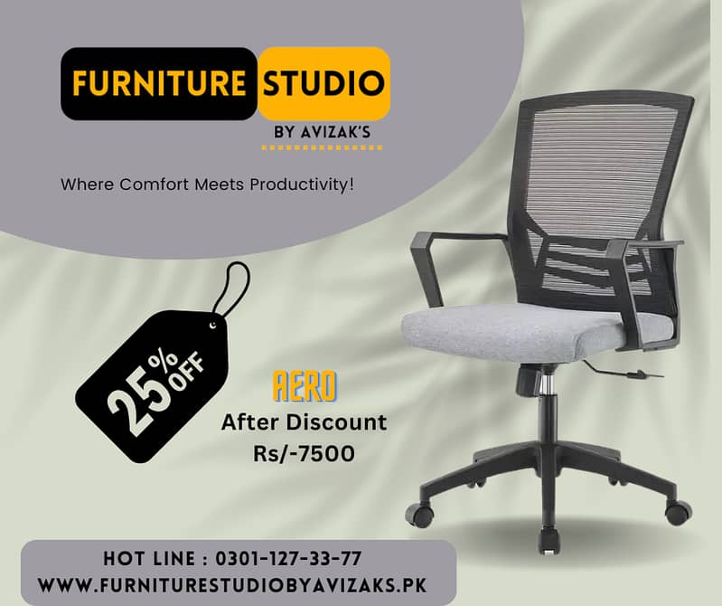 Computer revolving Chairs , Mash ergonomic Office Chair 1