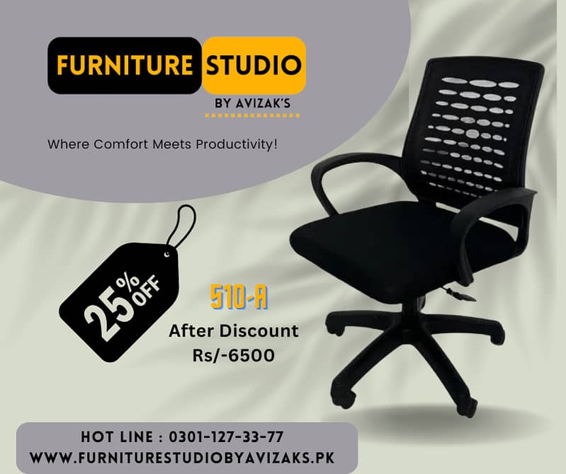 Computer revolving Chairs , Mash ergonomic Office Chair 5