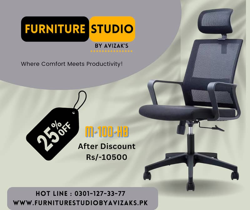 Computer revolving Chairs , Mash ergonomic Office Chair 6