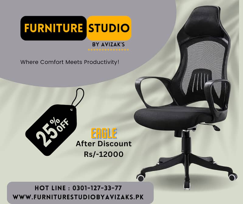 Computer revolving Chairs , Mash ergonomic Office Chair 8