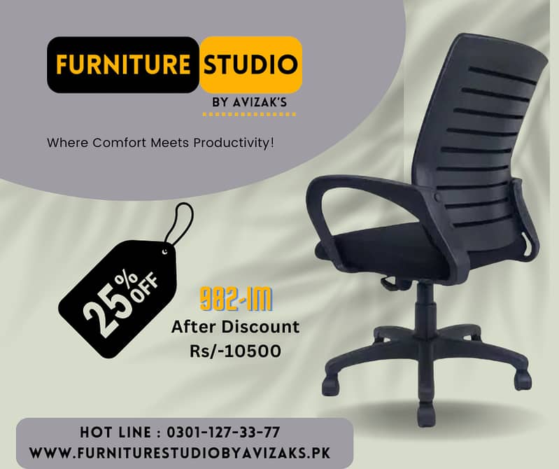 Computer revolving Chairs , Mash ergonomic Office Chair 10