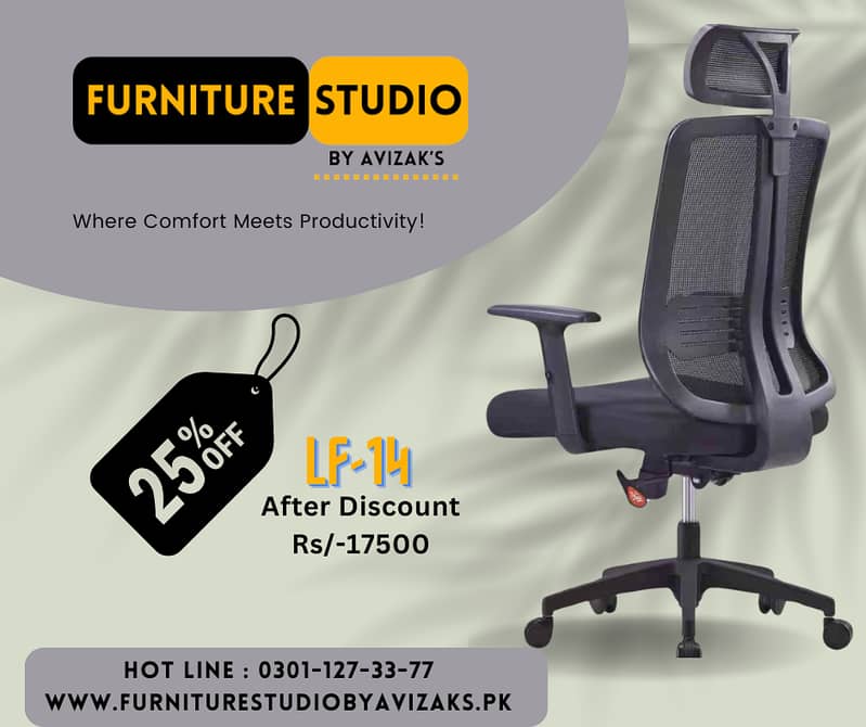 Computer revolving Chairs , Mash ergonomic Office Chair 11