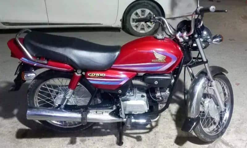 full tyar hai bike cd 100 2005 2